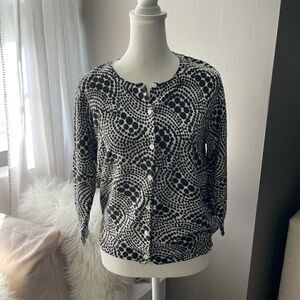 Grace Elements Button Up Lightweight Sweater.